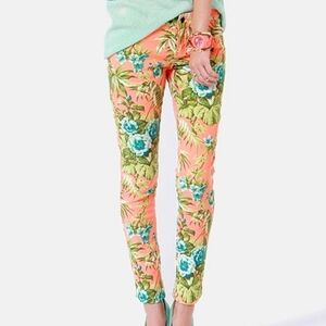 Tripp NYC Pink Floral Skinny Slim Jeans